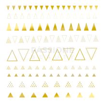 Gold Triangle - Nail Stickers