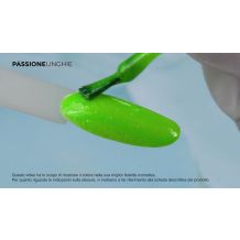 Gel Nail Polish GP192 Lime Fluo Glitter 