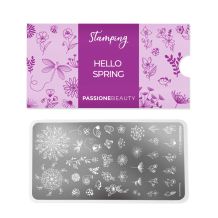 Hello Spring - Stamping Plate