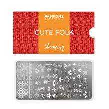 Cute Folk - Placa de Stamping