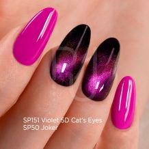 Colore semipermanente SP151 Violet 5D Cat's Eyes