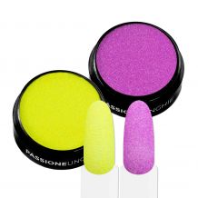 Yellow&Violet Fluo Glitter