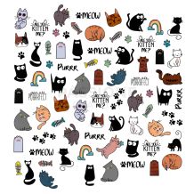 Meow - Nail Stickers