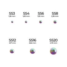 Aurora Borealis Rhinestones SS4