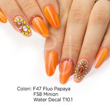 Gel color F47 Fluo Papaya