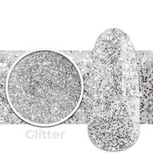 Glitter Farbgel G10 Silver Glitter