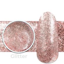 Glitter Farbgel G49 Gold Rose Flash