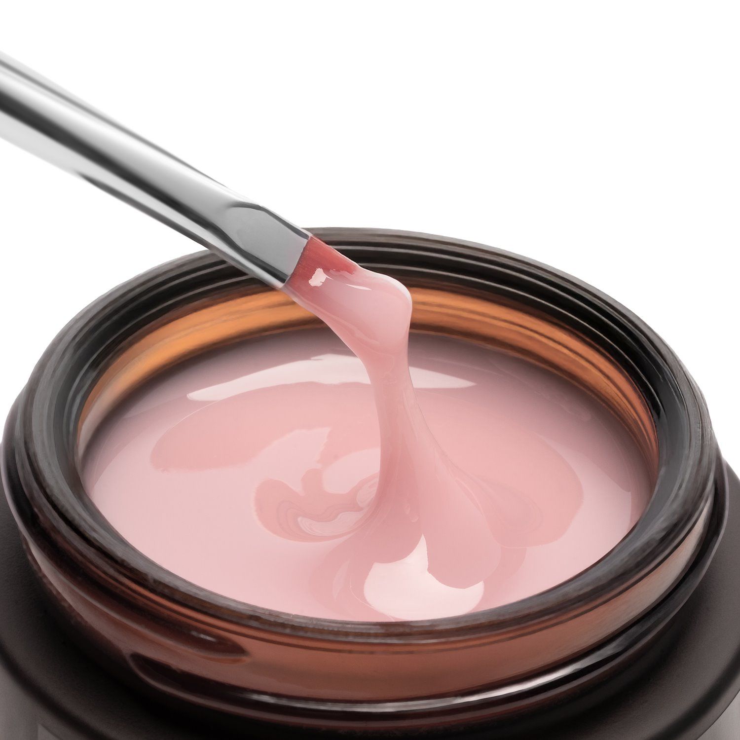 Gel de construction Master Rose 50ml - Gel constructeur rose pour reconstructions, de densité moyenne-élevée, 50 ml - détail 1