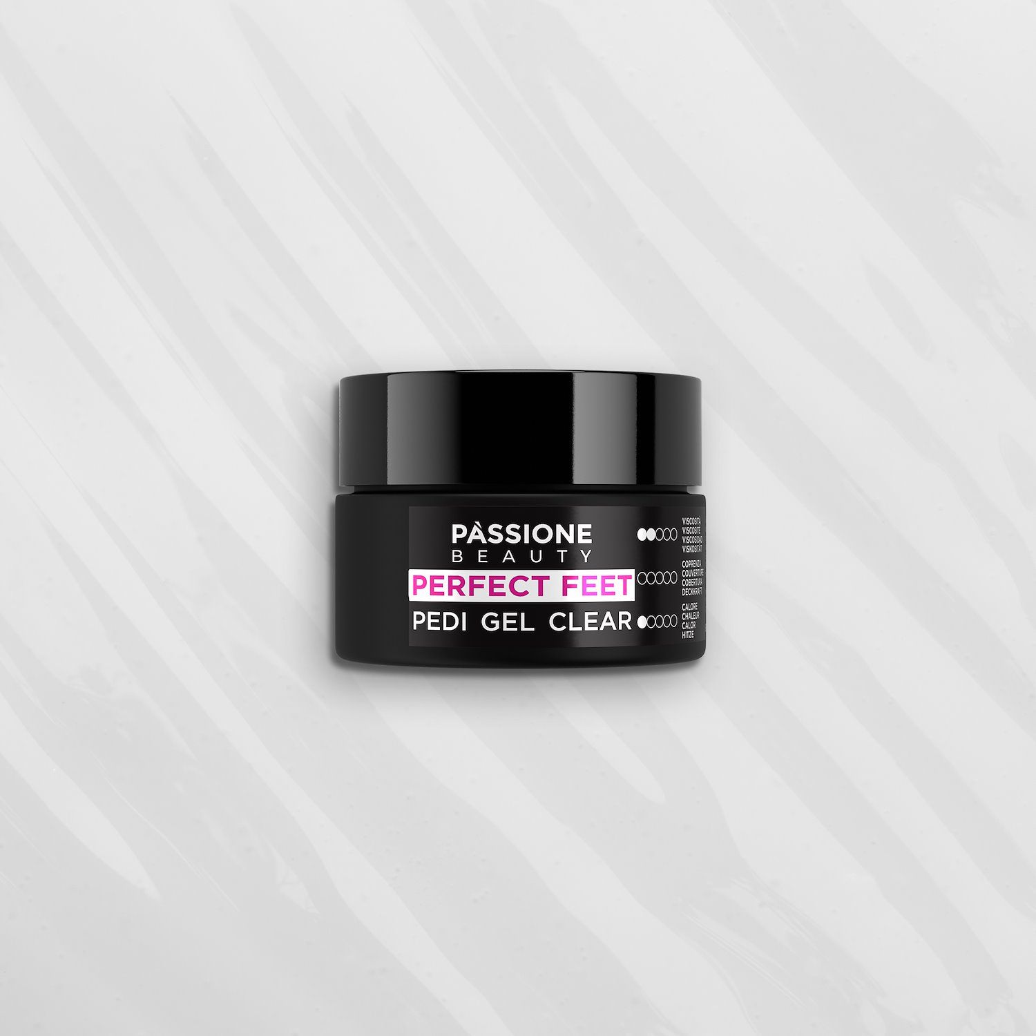 Gel constructor Pedi Clear - 15ml - Gel constructor elástico transparente, 15 ml. Para pedicura. - detalle 1
