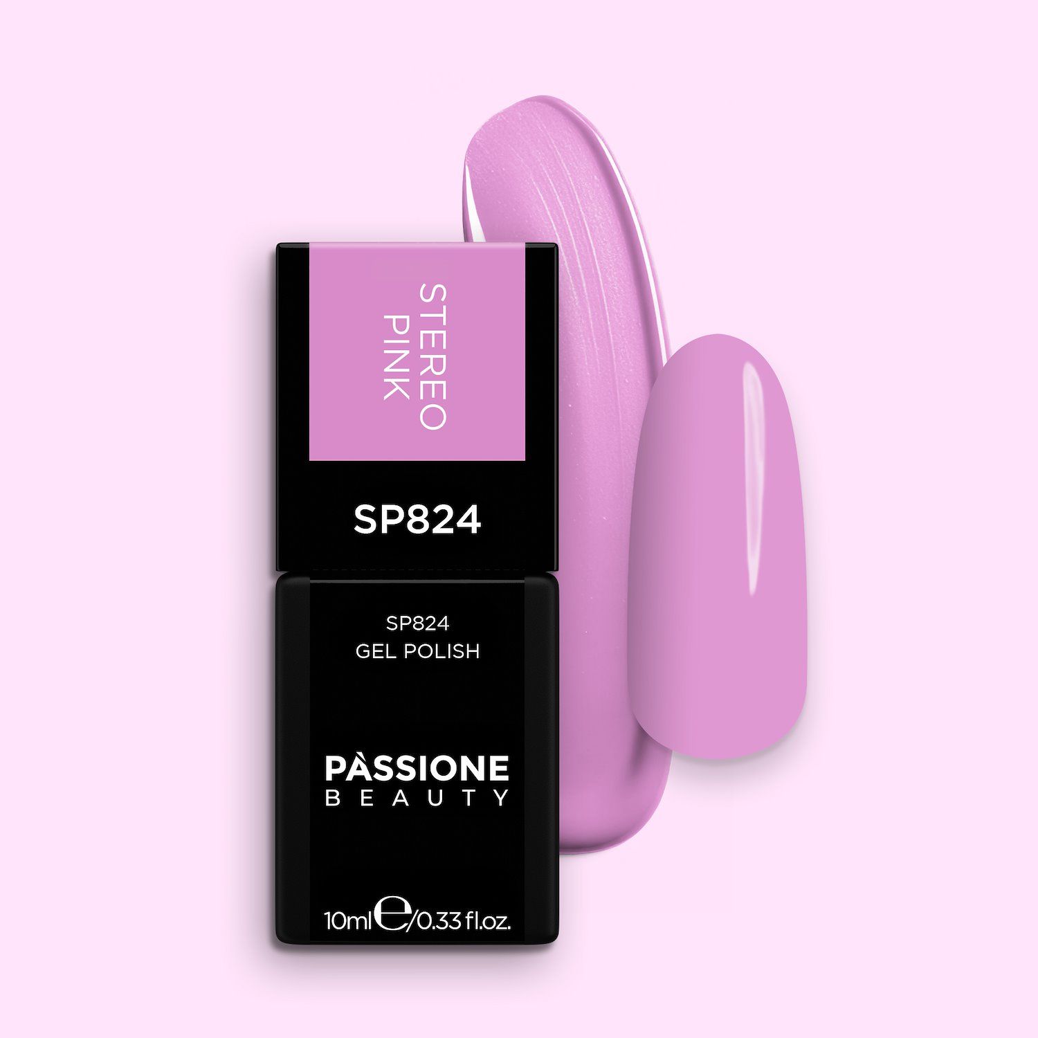 Smalto semipermanente SP824 Stereo Pink - Colore semipermanente Rosa