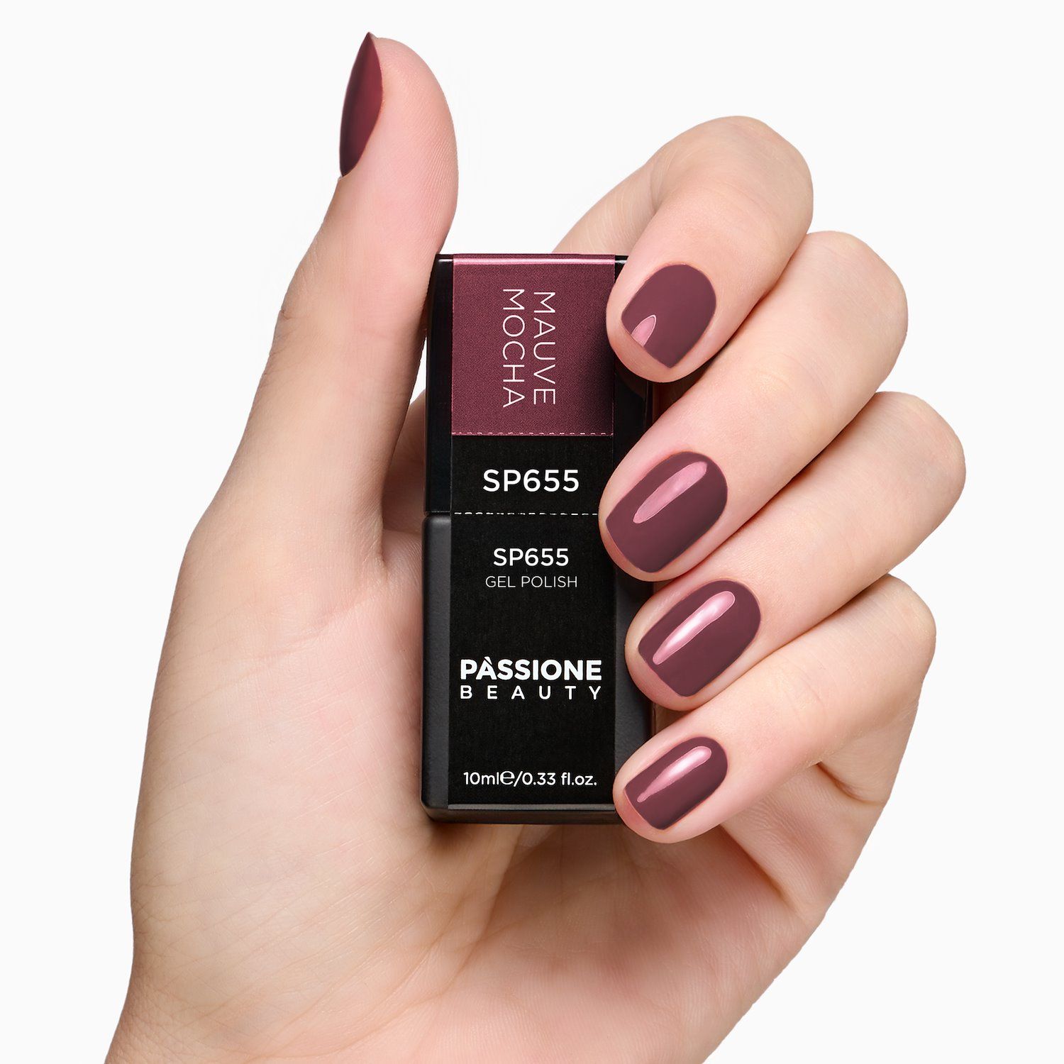 UV Nagellack  SP655 Mauve Mocha Detail