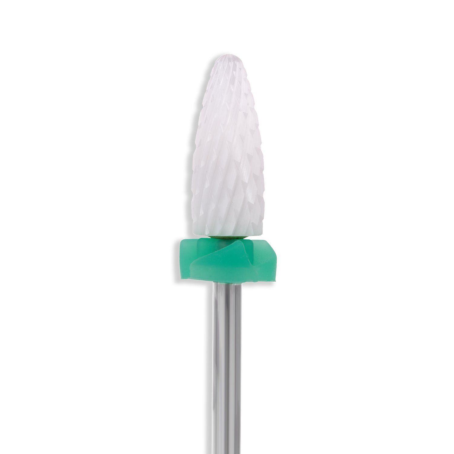 Ceramic White Flame Nail Drill Bit detail