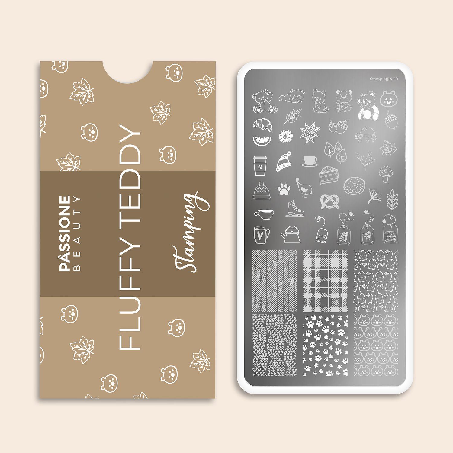 Fluffy Teddy – Plaque de stamping