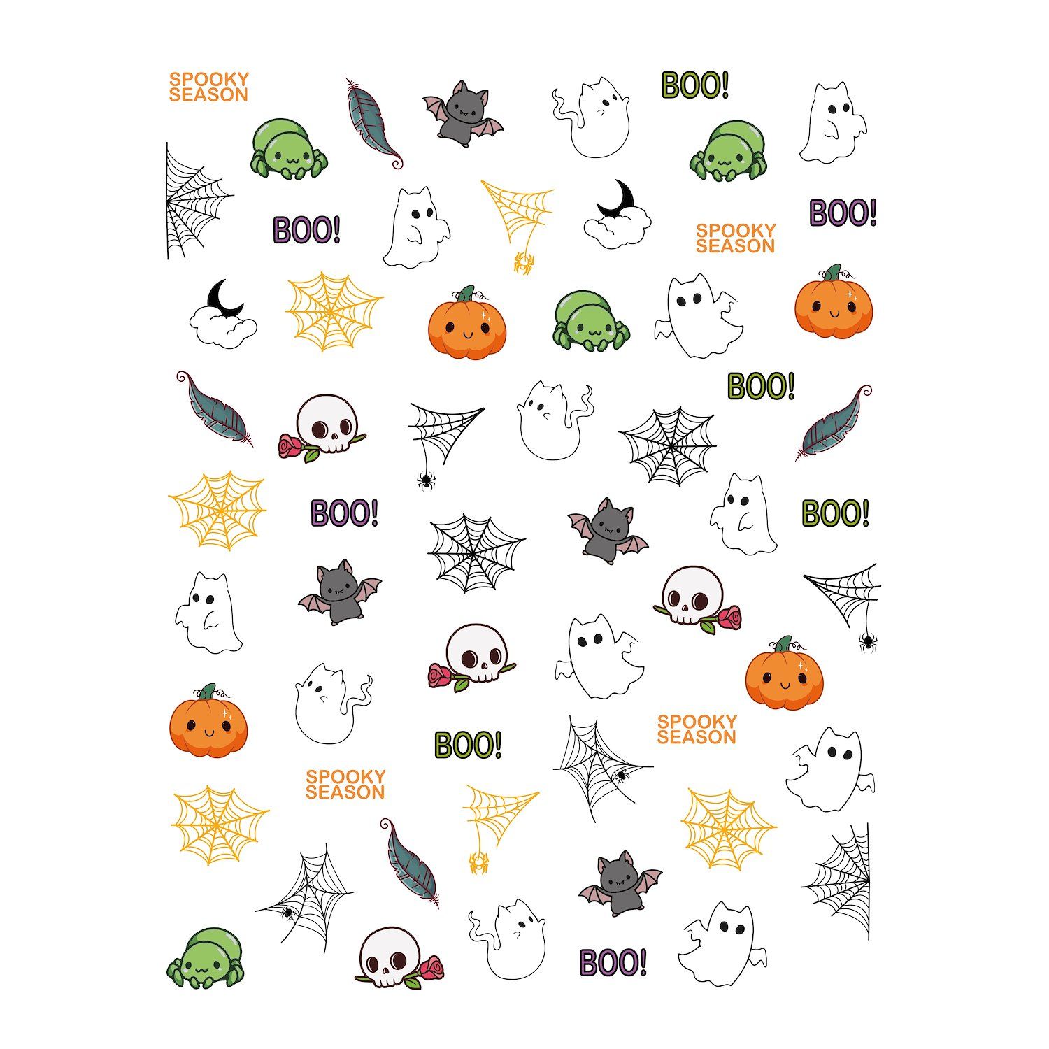 Halloween - Nail Stickers detail