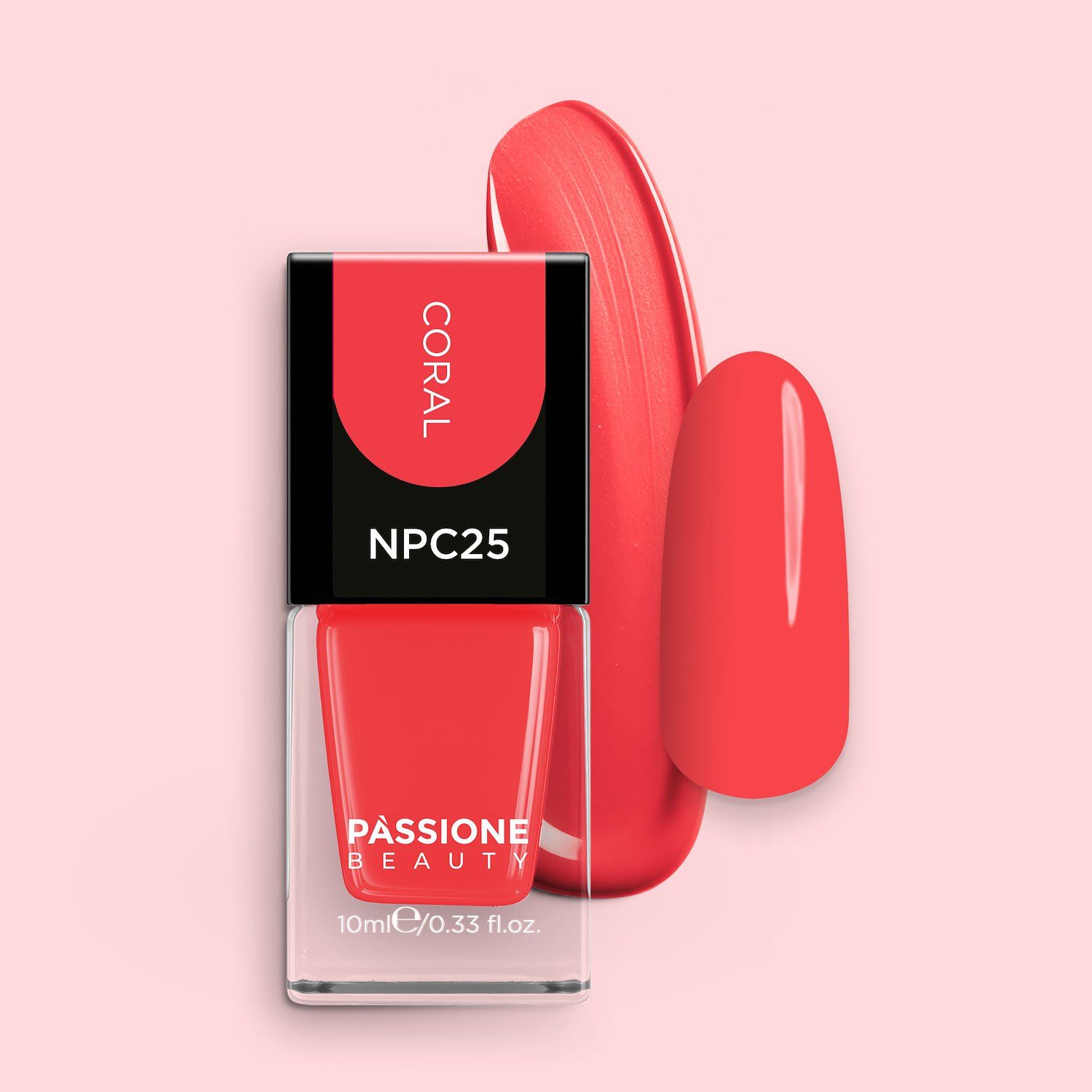 Esmalte NPC25 Coral - Esmalte naranja coral