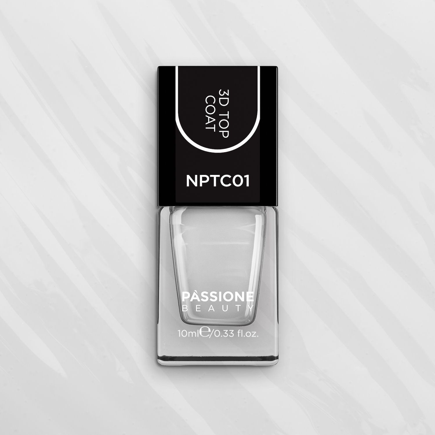 3D Top Coat 10 ml - Top coat esmalte tradicional efecto gel 3D - detalle 1