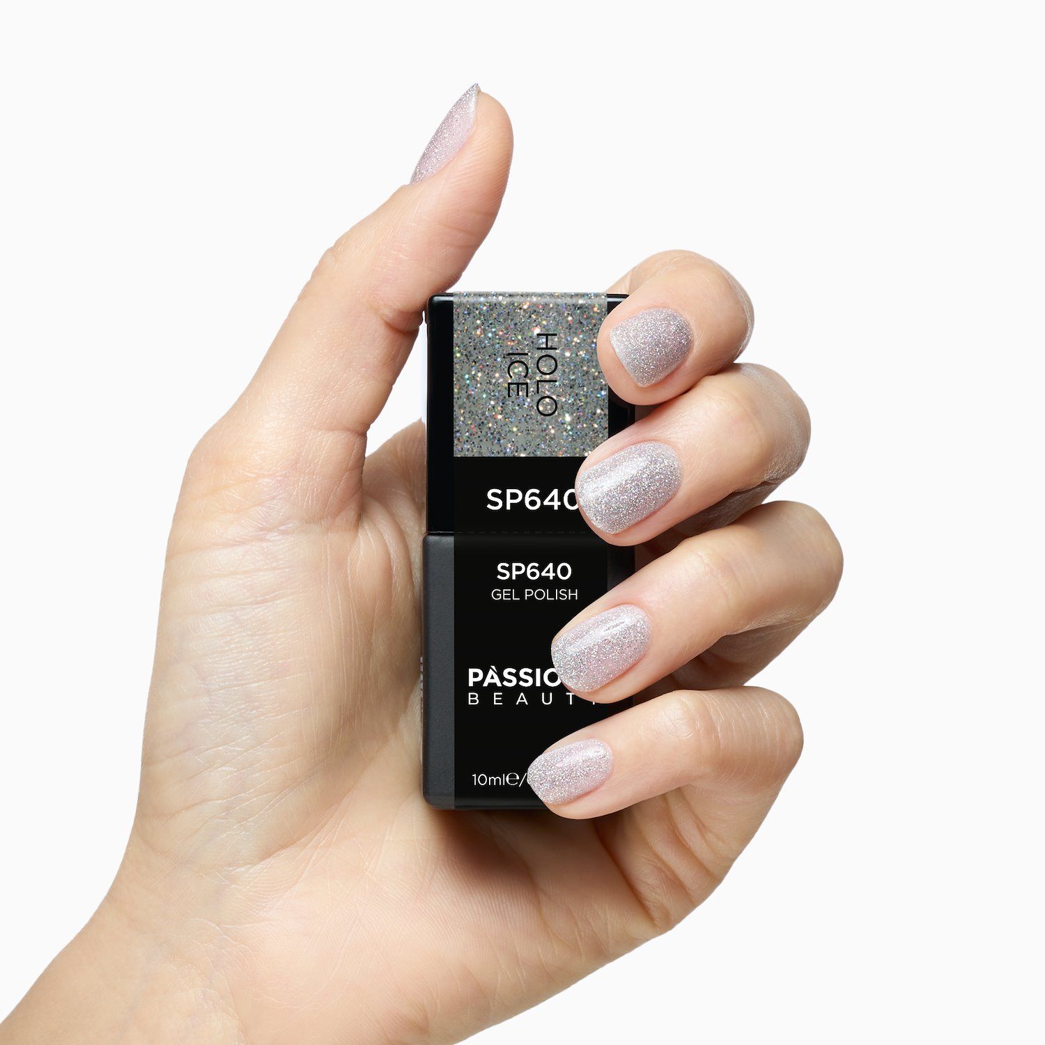 Gel Nail Polish SP640 Holo Ice detail