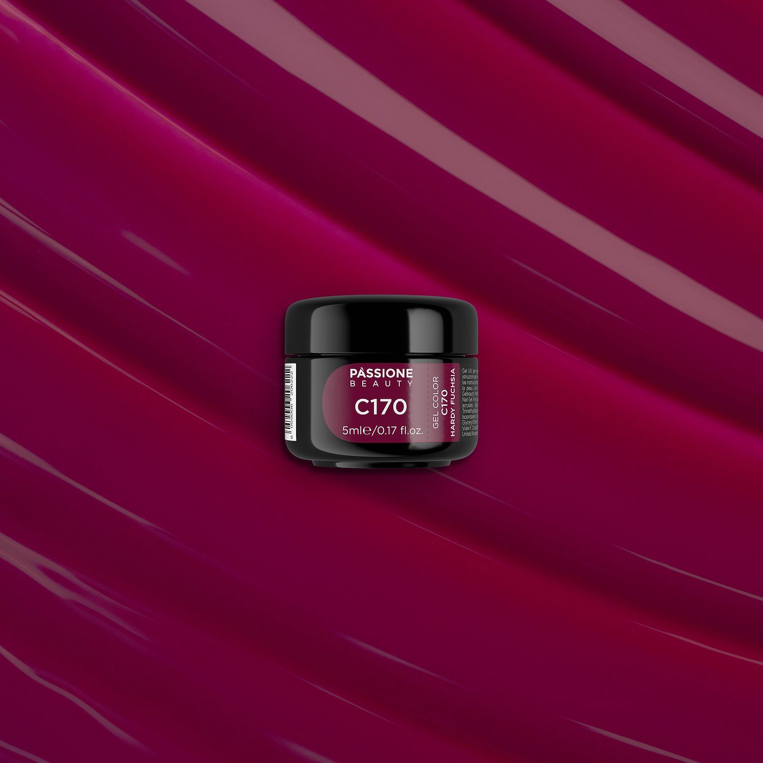 Gel Couleur C170 Hardy Fuchsia - Gel couleur fuchsia amarena - détail 1