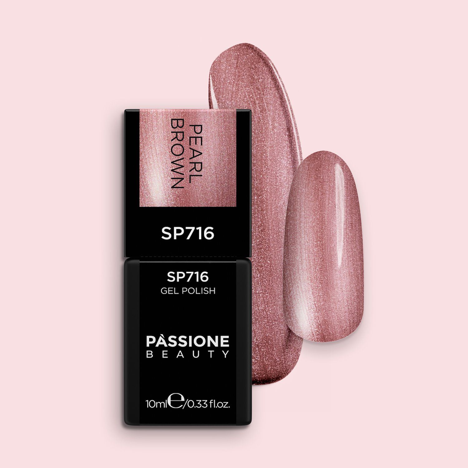 UV Nagellack SP716 Pearl Brown