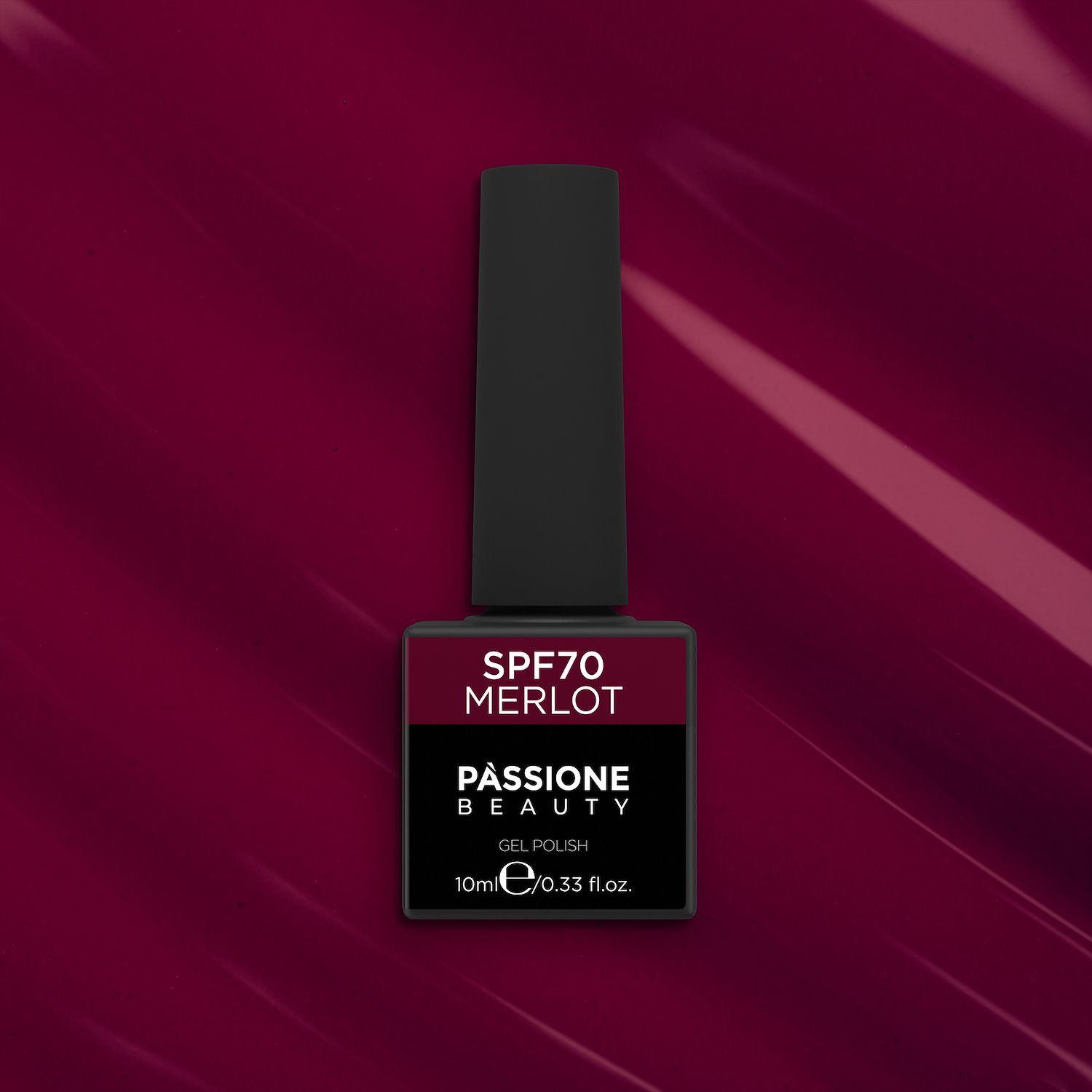 Esmalte Semipermanente SPF70 Merlot - Esmalte semipermanente SPF70 Merlot, Burdeos Intenso - detalle 1