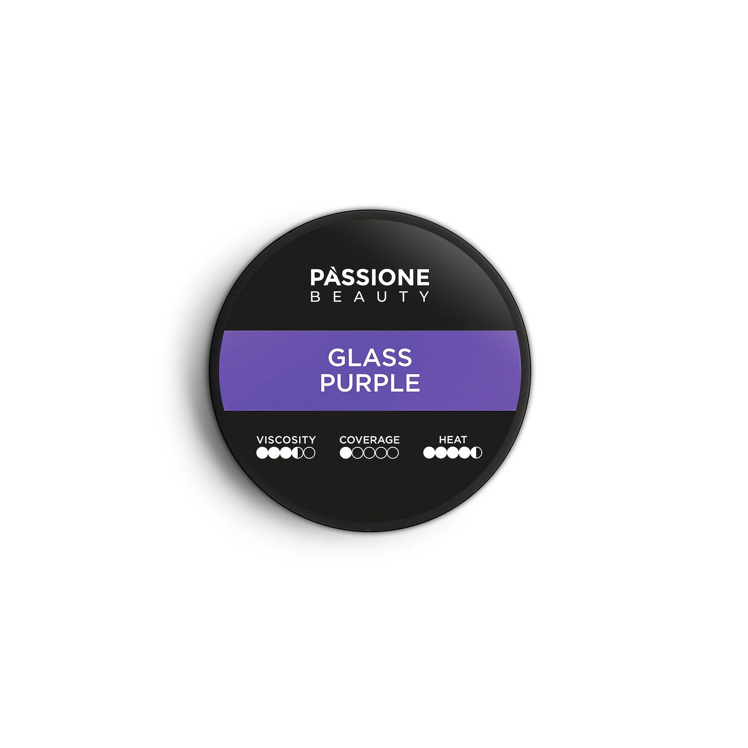 Glass Purple 15 ml - Self-Levelling Clear Violet Builder Gel - detail 1