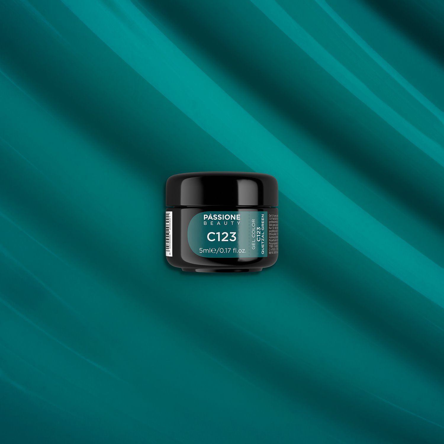 Gel Color C123 Quetzal Green - Gel color rosa pastel - detalle 1