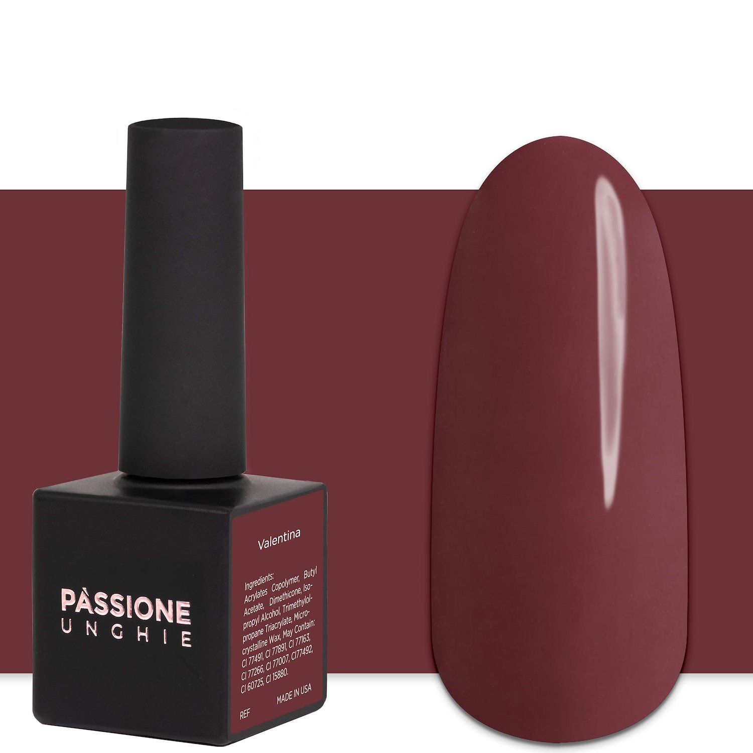 Gel Nail Polish GPC126 Red Pear 