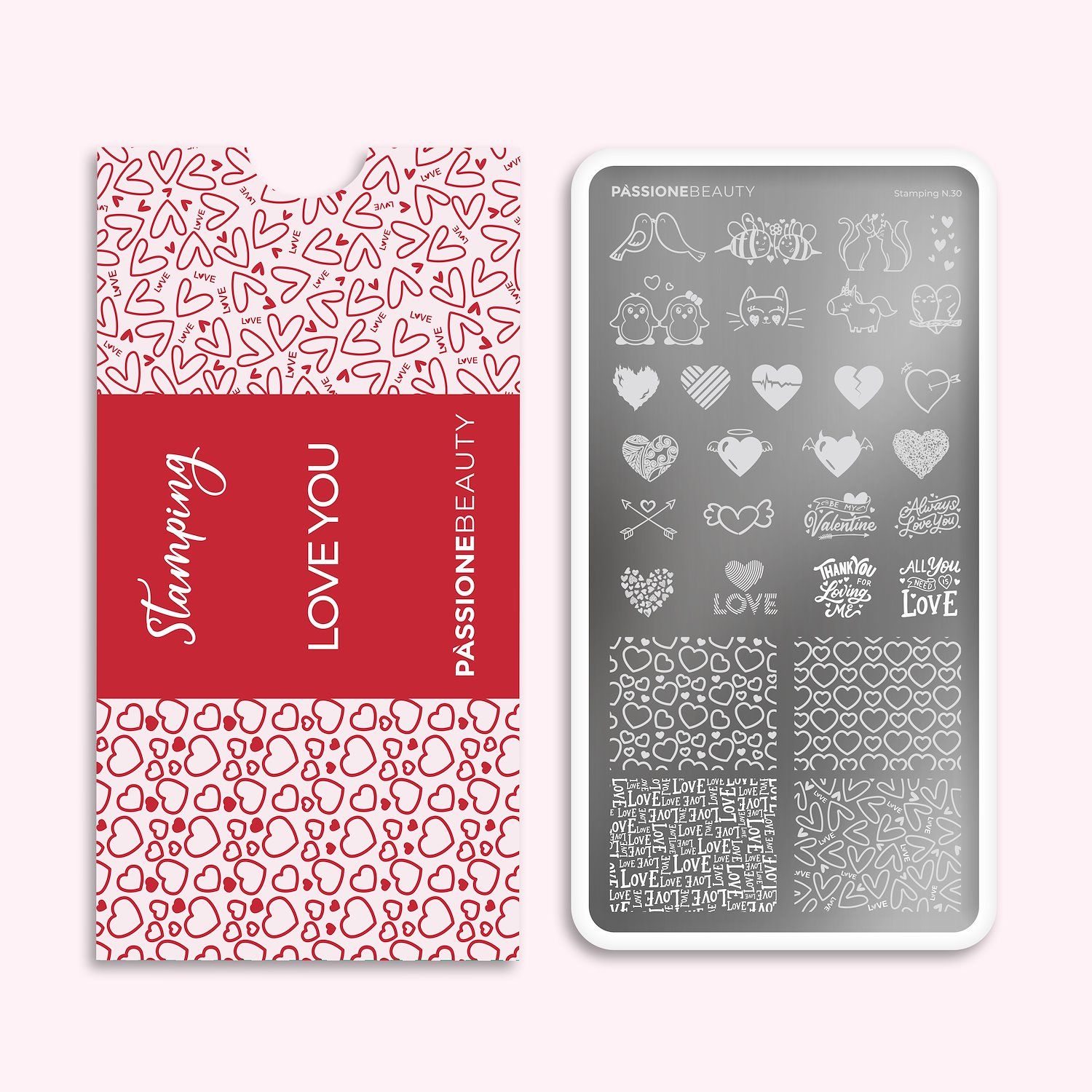 Love You - Stamping Plate