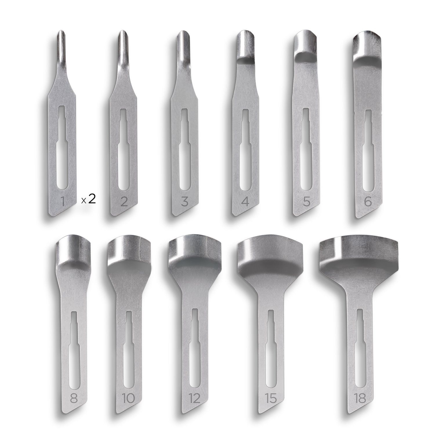 Lame Sgorbia MIX - Pack 12 pz