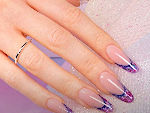 Flower Power! | French in struttura Acrilgel con fiori secchi