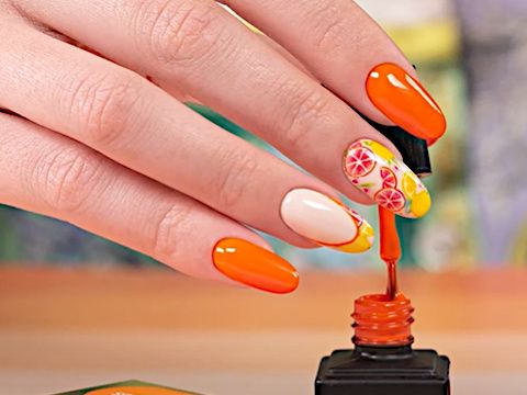 Summer Juice | Fruit Nail art con Transfer Foil