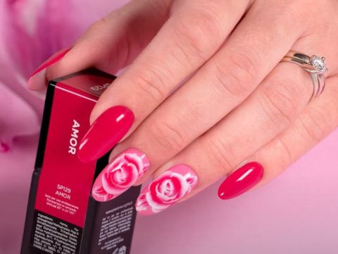 Red Roses | Rosa Nail art