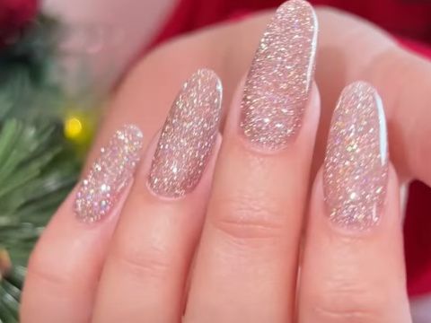 Glitter & Gold | Unghie glitter oro