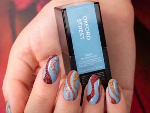 Glitter Waves | Swirl Nails effetto zucchero