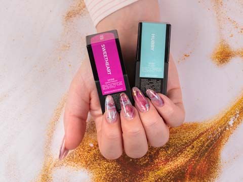 That's Fabulous! | Marble Nail art