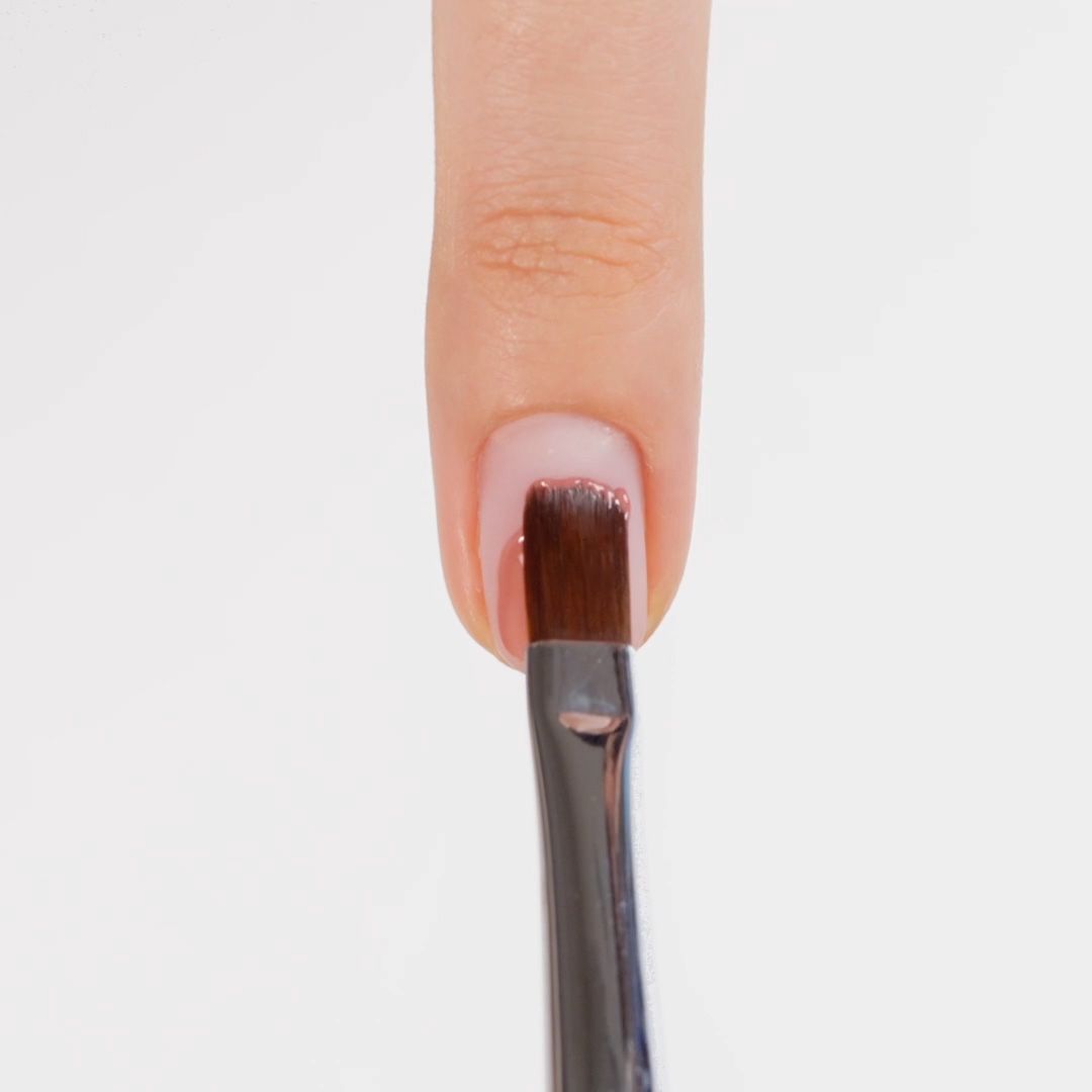 Anwendung von Farbgel C68 Cinnamon