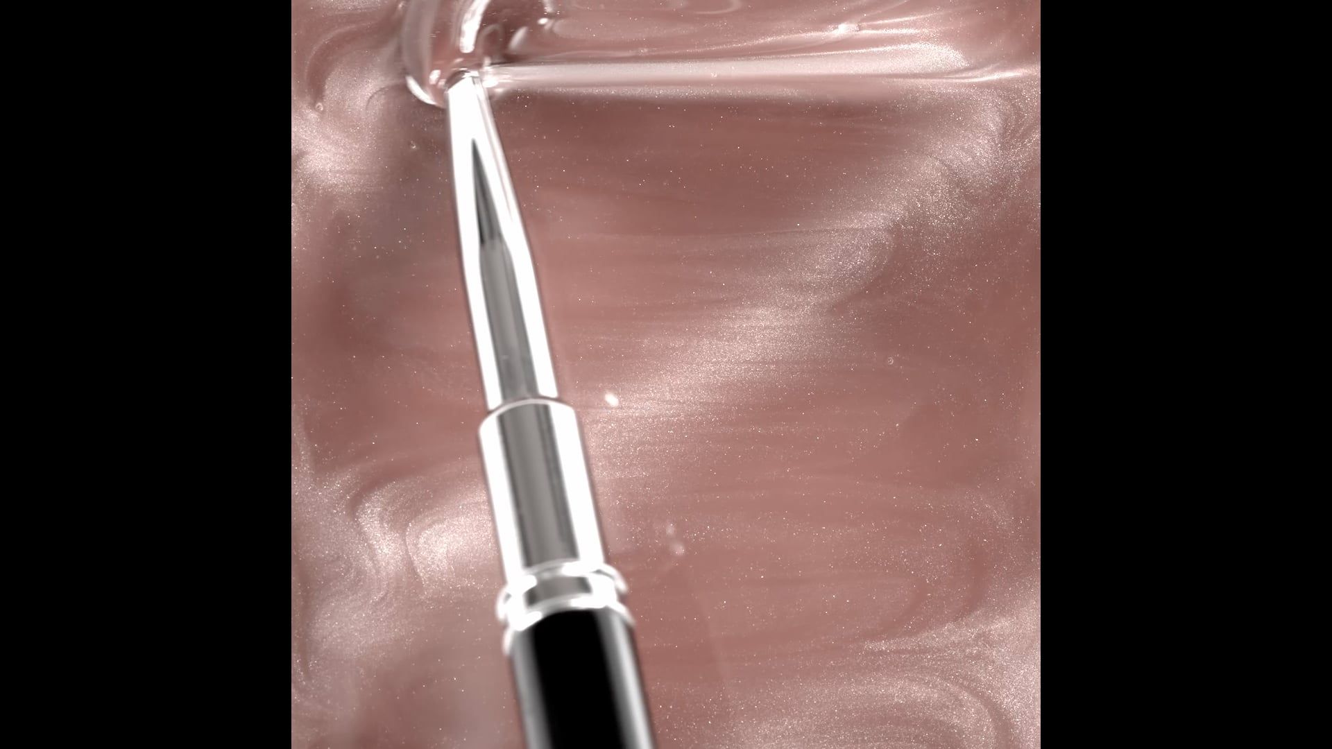 Application de Vernis semi-permanent SP609 Caramel Ceramic Cat Eye