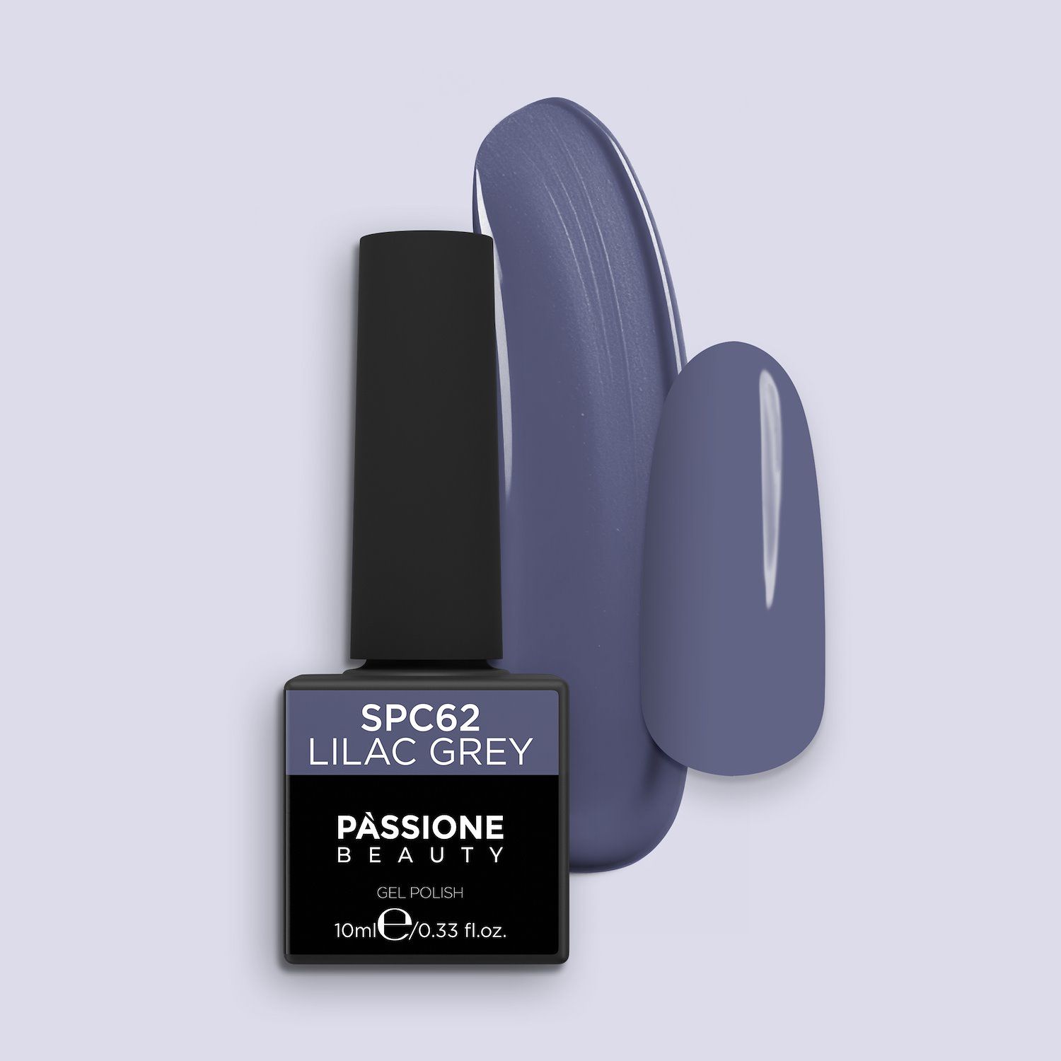Gel Nail Polish GPC62 Lilac Grey 