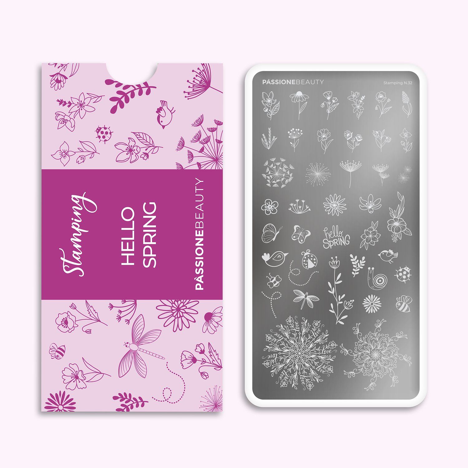 Hello Spring - Stamping Plate