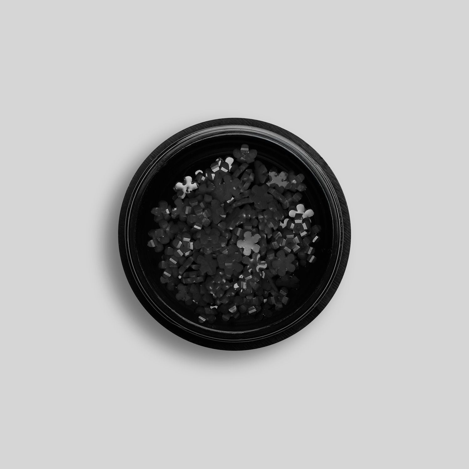 Black Resin Flower