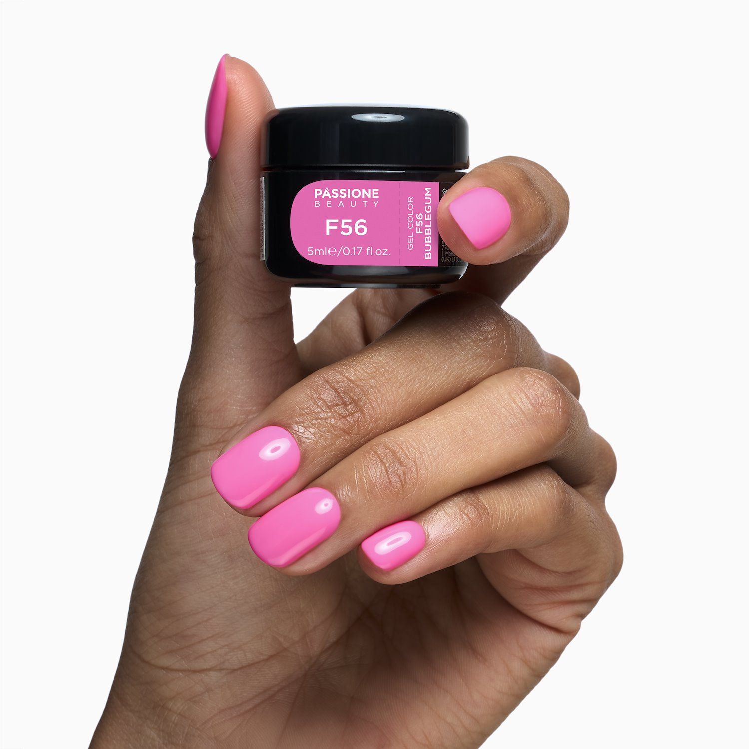 Gel color F56 Bubblegum - Gel Color autosigillante rosa scuro - dettaglio 1