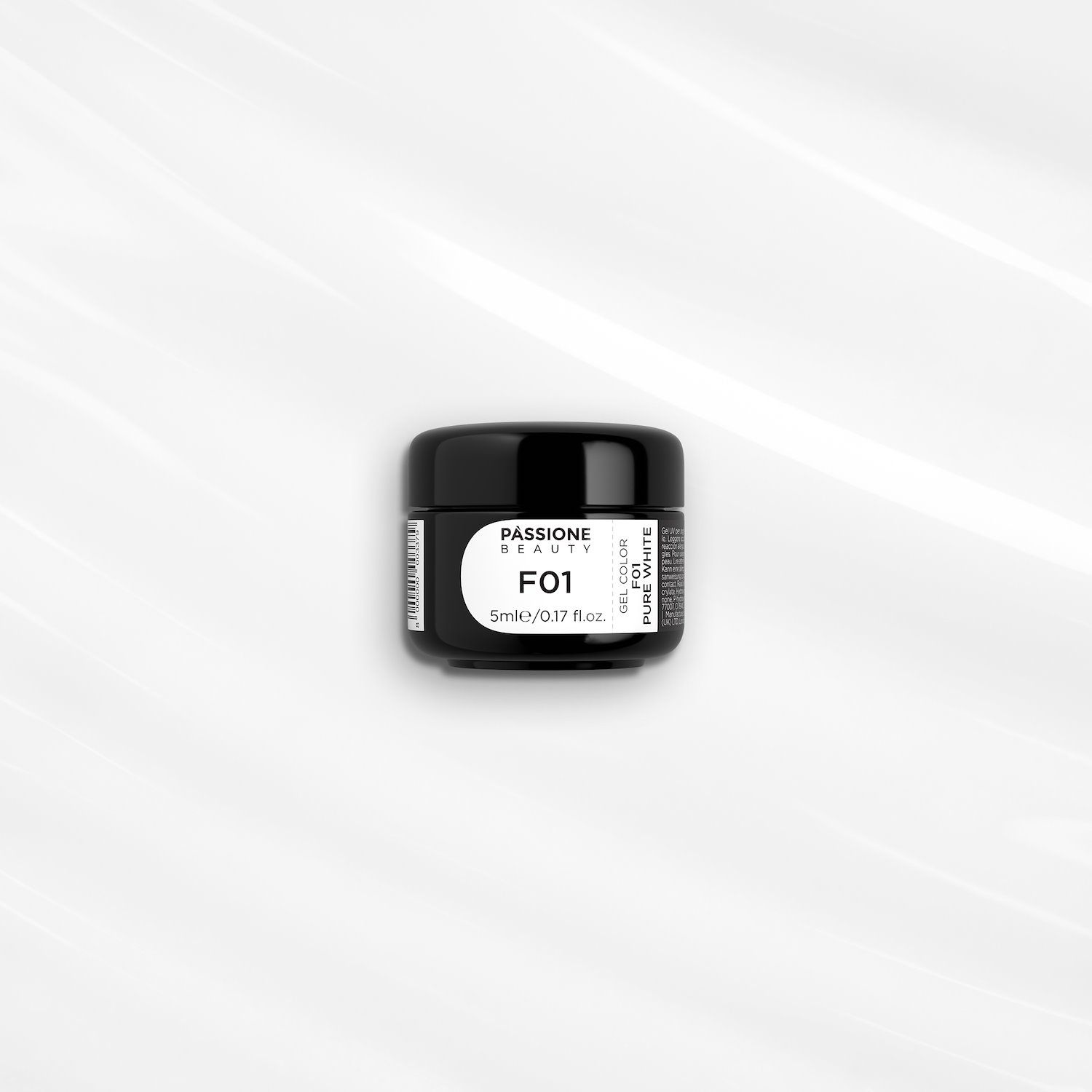 Gel Color F01 Pure White - Gel color blanco autosellador - detalle 2