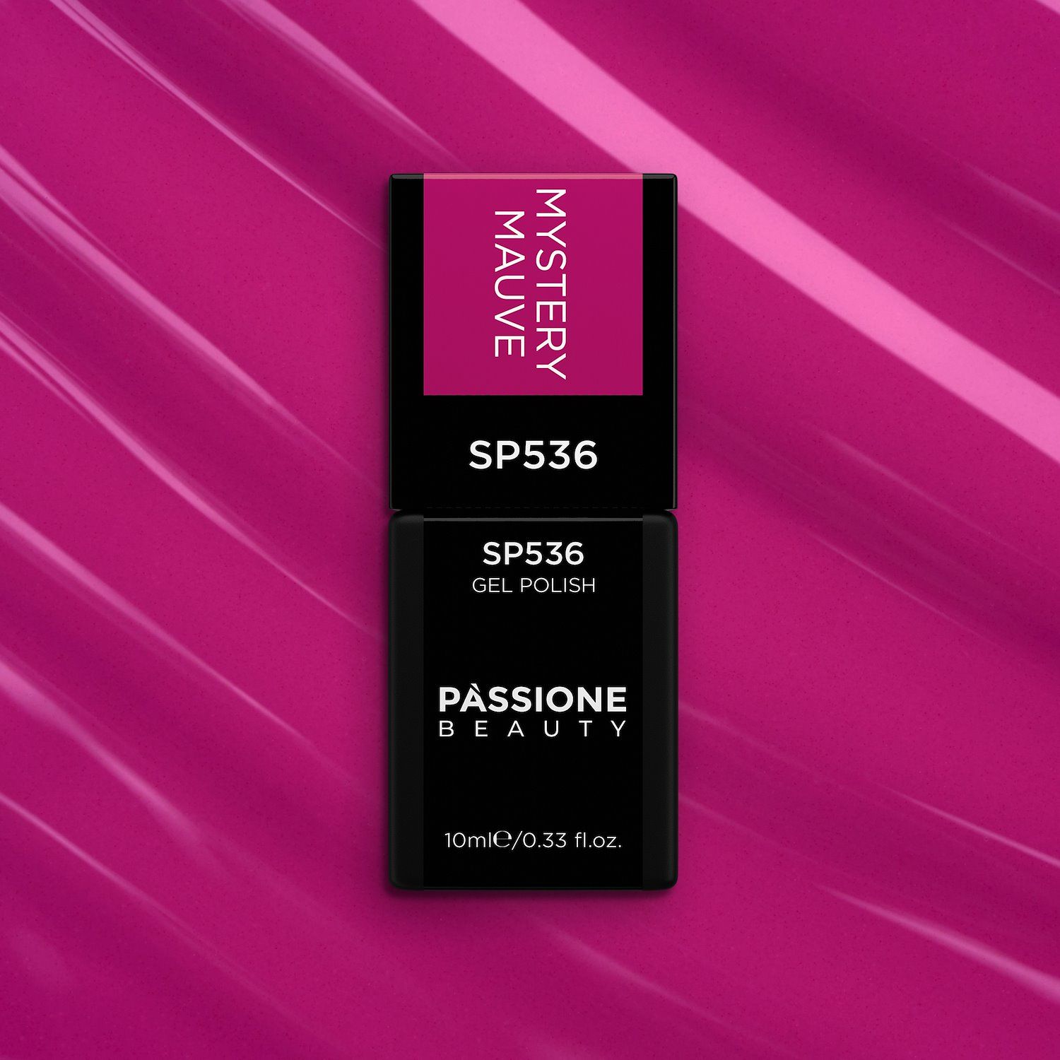 Gel Polish SP536 Mystery Mauve - Dark pink, mauve gel polish - detail 1