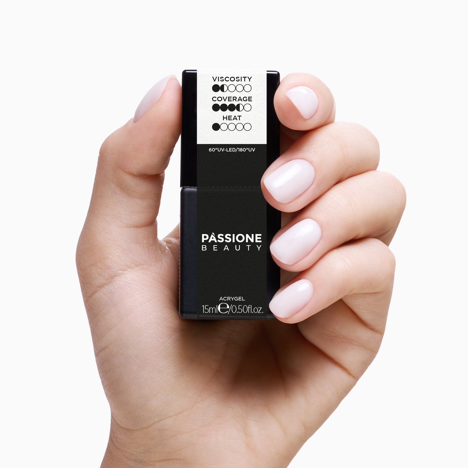 Liquid AcrilGel® Glitter White - 15ml détail