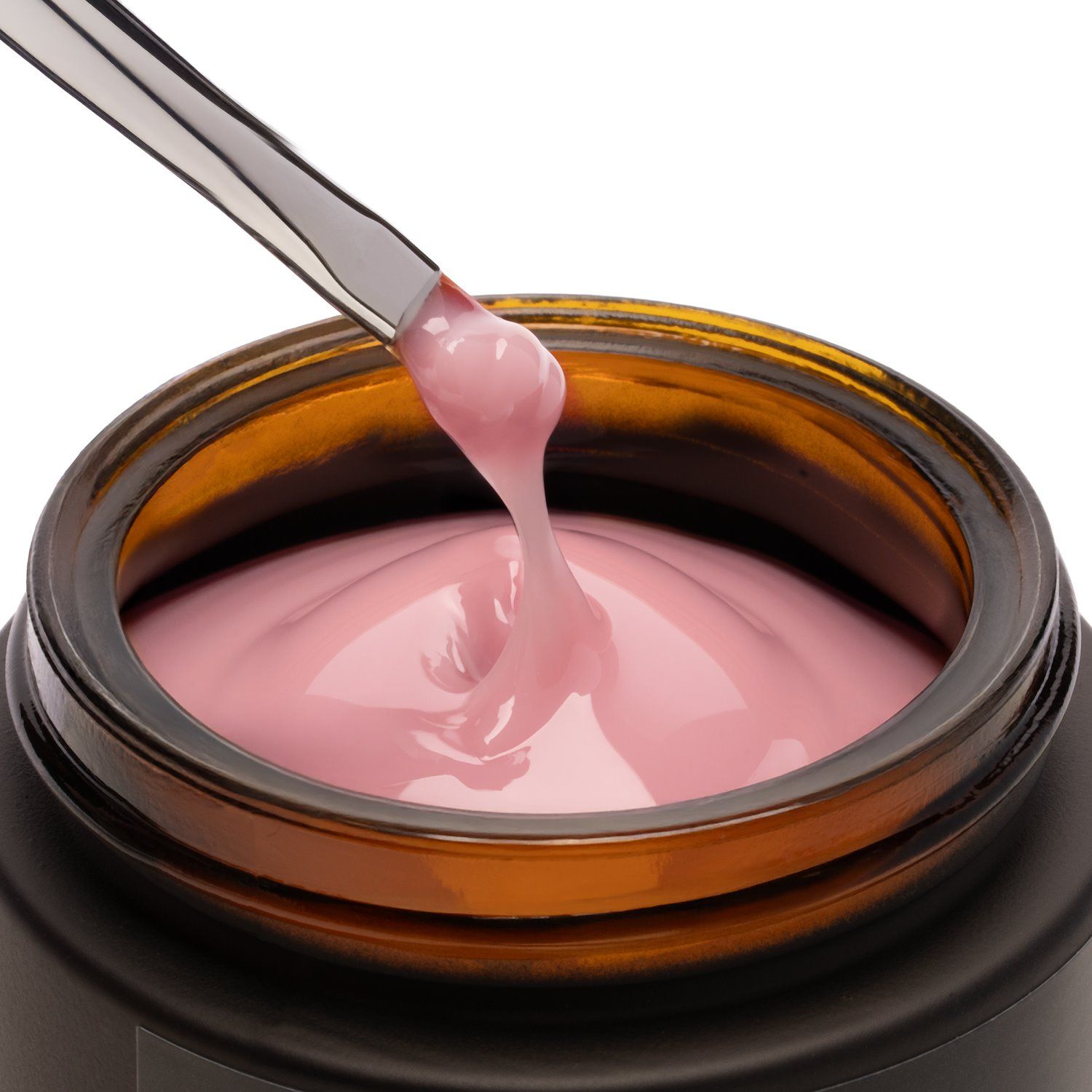 JELLY-PRO Rose 15 ml - Builder gel tixotrópico rosa natural - detalle 3