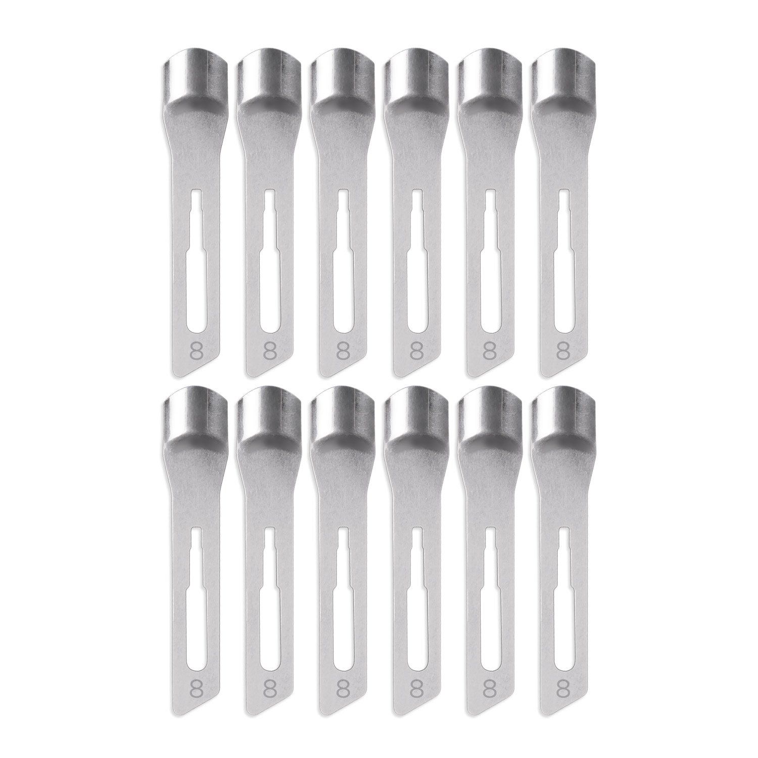 Lame Sgorbia 8 - Pack 12 pz dettaglio