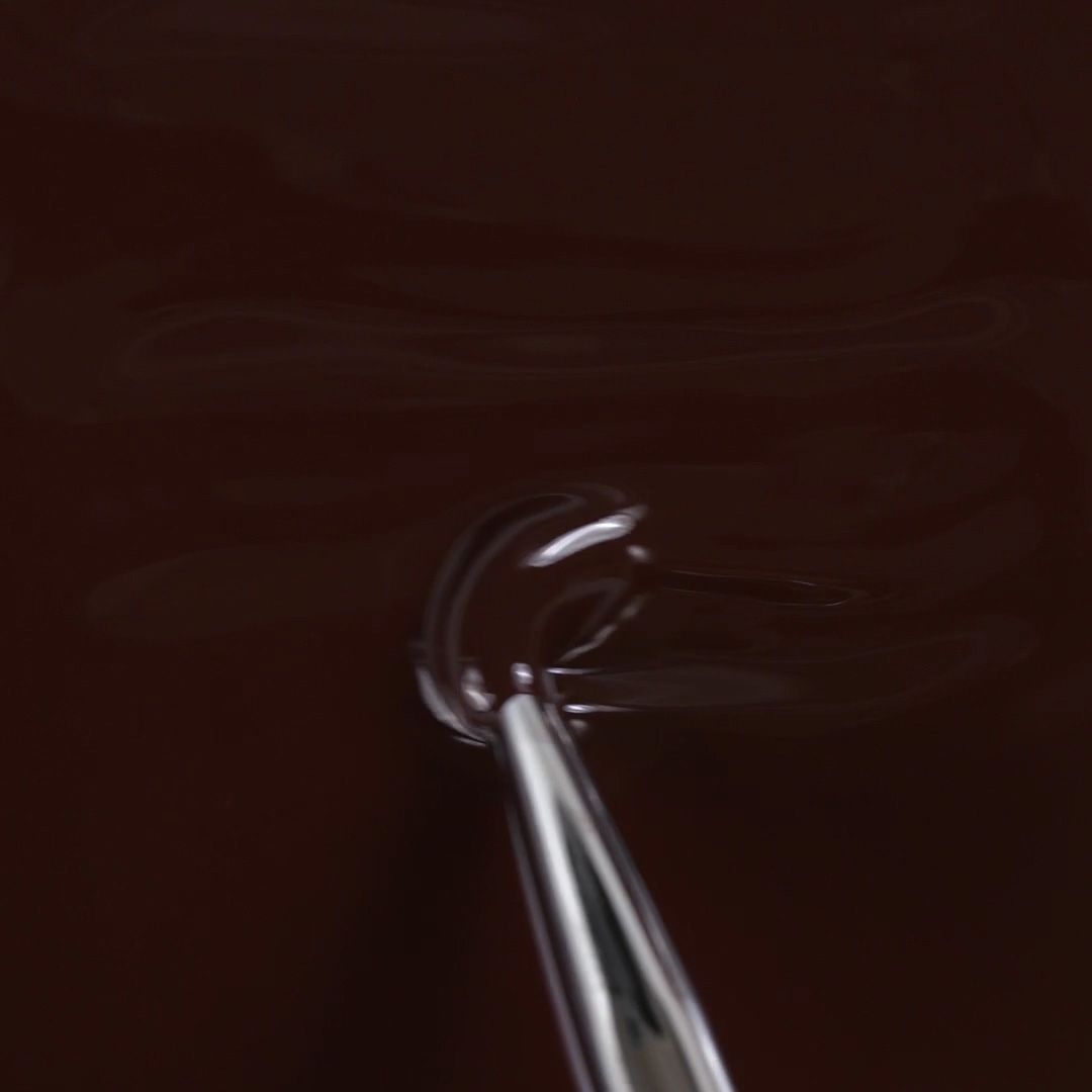 Application of Gel Nail Polish SP326 Chestnut