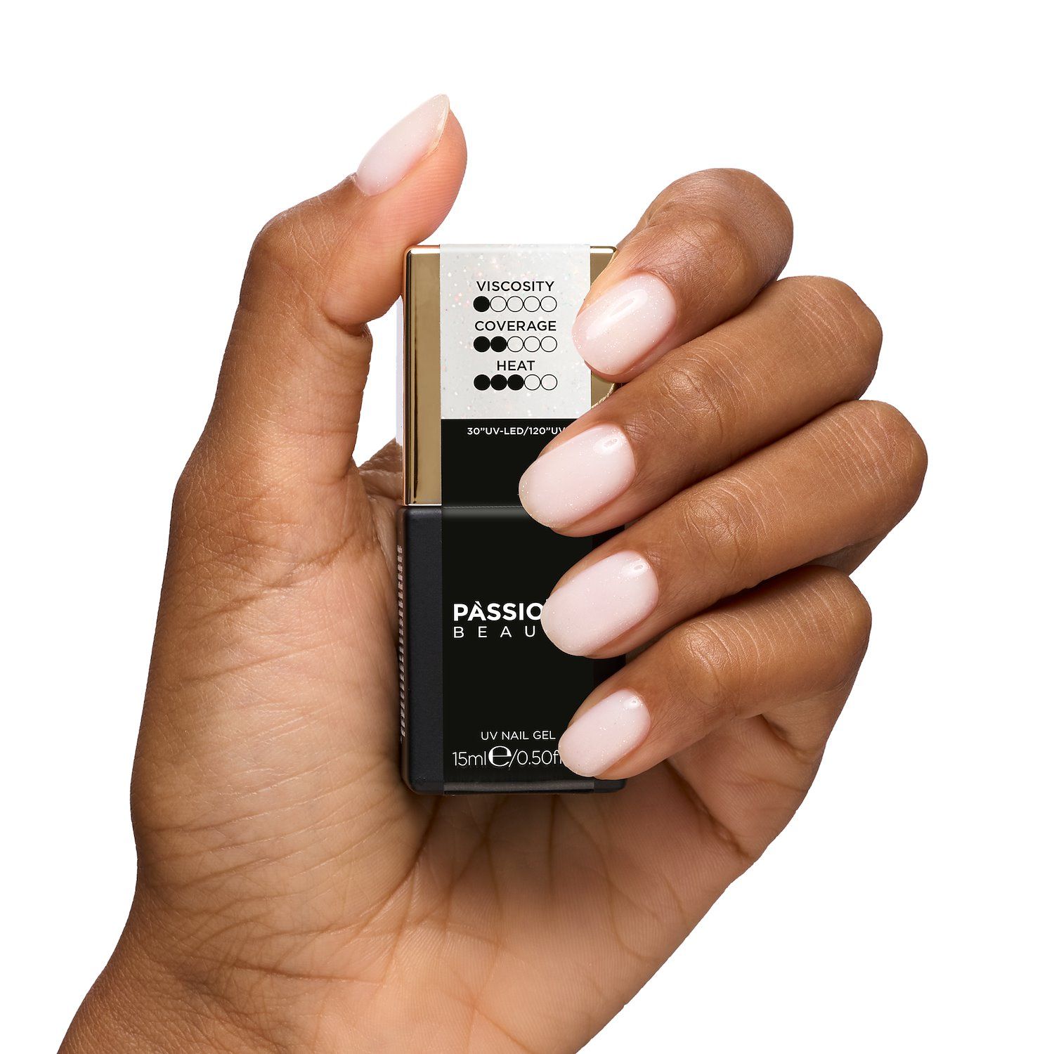 GELNIUS® Glitter White 15 ml détail