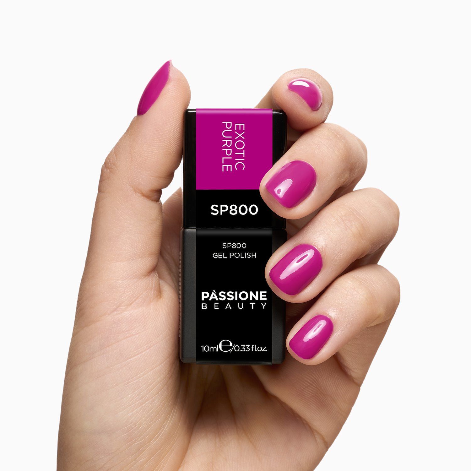 Esmalte semipermanente SP800 Exotic Purple - Esmalte semipermanente violeta ciclamen claro - detalle 1
