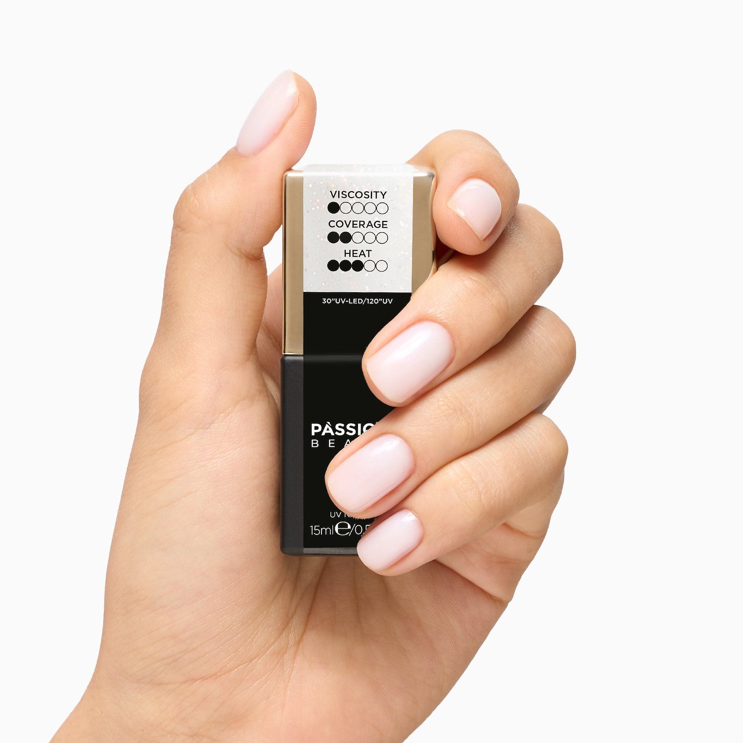 GELNIUS® Glitter White 15 ml détail